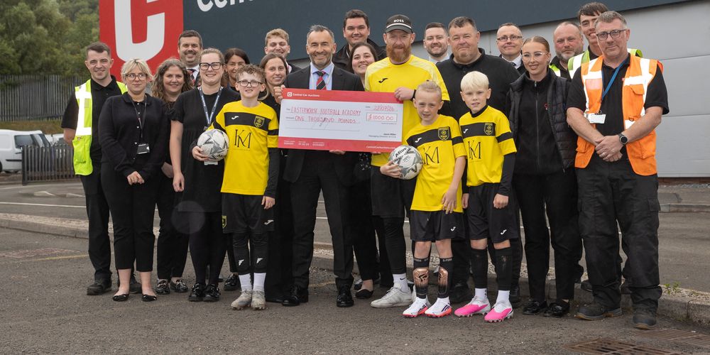 Central Car Auctions score with World Cup fundraiser!