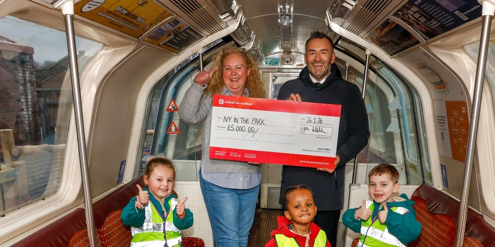 Central Car Auctions donates £5,000 to Glasgow nursery